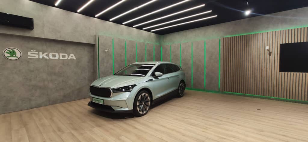 Showroom dla Skody na targi motoryzacyjne