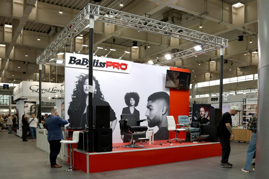 Modułowe stoisko targowe - Babyliss 6